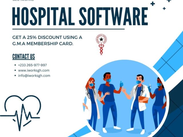 Online Hospital Software at 25 % Discount for Members of Ghana Medical Association